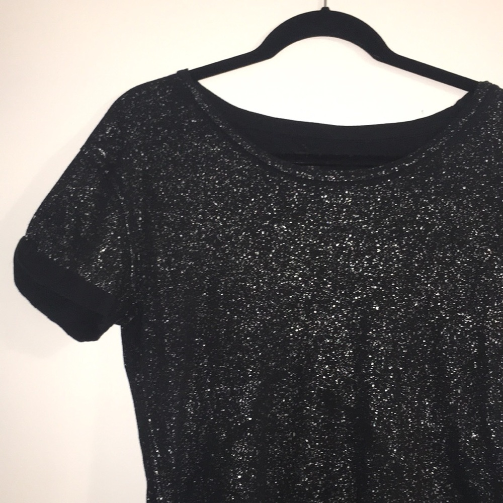 True Religion Black &Silver T-Shirt